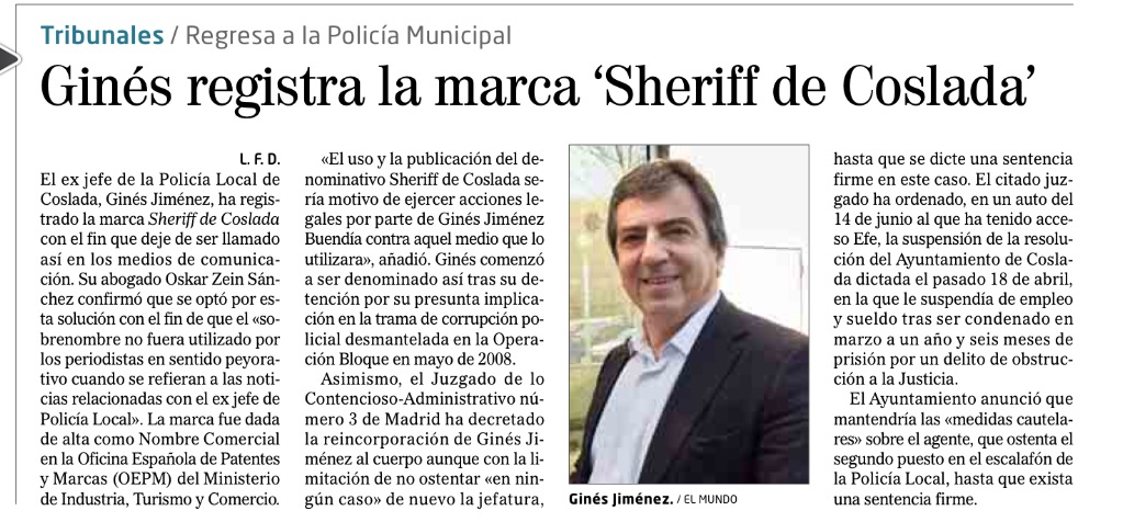 sherrif coslada