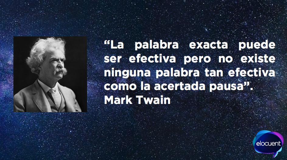 La palabra exacta puede ser efectiva pero no existe ninguna palabra tan  efectiva como la acertada pausa - Elocuent- Comunicación para personas