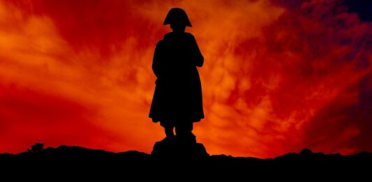 sunset monument statue napoleon 4993614