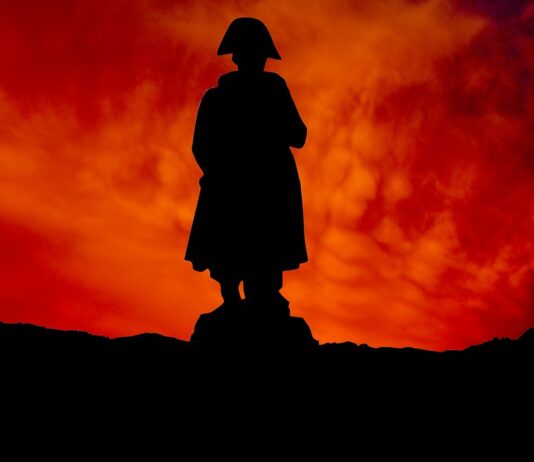 sunset monument statue napoleon 4993614