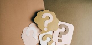 question marks on paper crafts